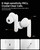Spigen True Wireless Noise Cancelation Earbuds SA2402 for Life Bluetooth Headphones - Black