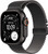 Apple Watch Ultra 3 (GPS + Cellular) 49mm Black Titanium Case with Black Titanium Milanese Medium Loop (155-185mm) - 2025
