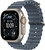 Apple Watch Ultra 3 (GPS + Cellular) 49mm Natural Titanium Case with Anchor Blue Ocean Band (One Size) - 2025