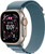 Apple Watch Ultra 3 (GPS + Cellular) 49mm Natural Titanium Case with Light Blue Alpine Medium Band (145-190mm) - 2025