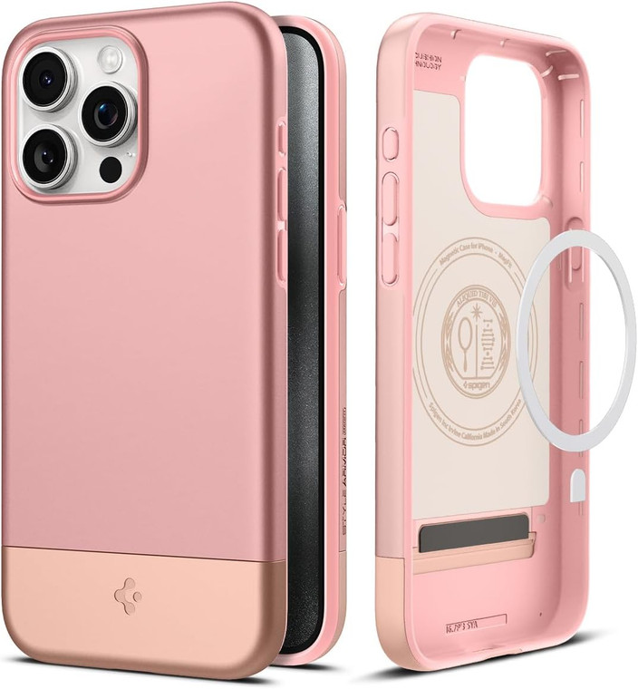 Spigen Style Armor Magfit for Apple iPhone 15 Pro Max - Rose Gold