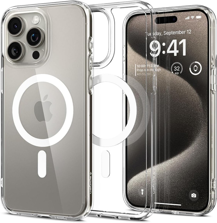 Spigen Ultra Hybrid (MagFit) for Apple iPhone 15 Pro Max - White