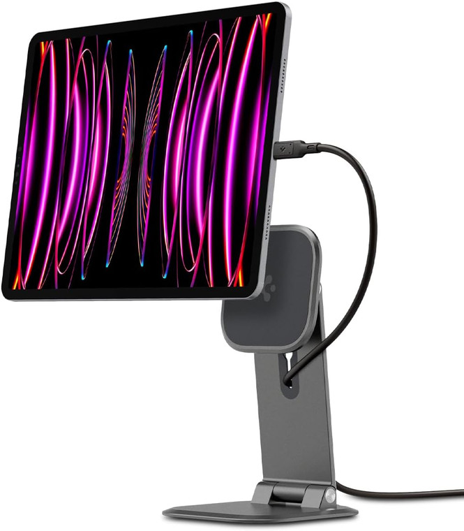 Spigen One Tap Easel Stand (MagFit) for Life Common - Space Gray