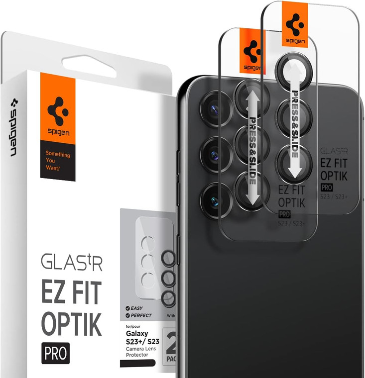 Spigen tRez Fit optik Pro for Samsung Galaxy S23+ - S23 - Black