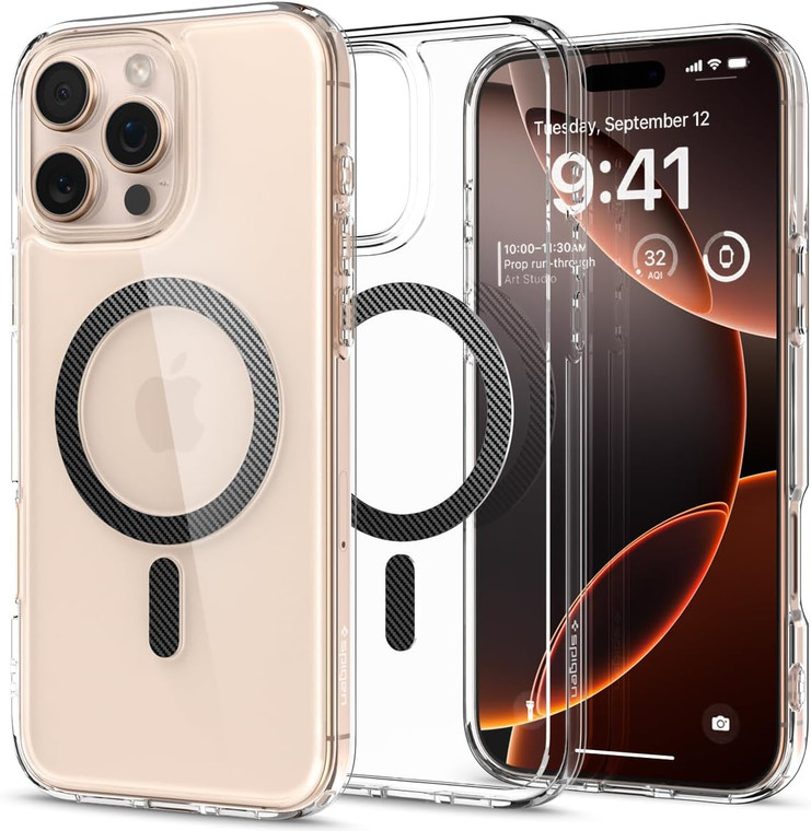 Spigen Ultra Hybrid Mag Fit for Apple iPhone 16 Pro - Carbon Fiber