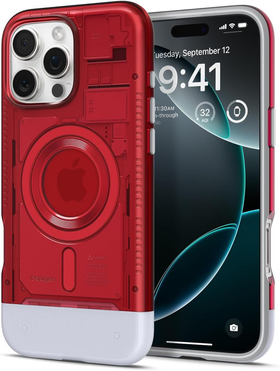 Spigen Classic C1 Mag Fit for Apple iPhone 16 Pro Max - Ruby