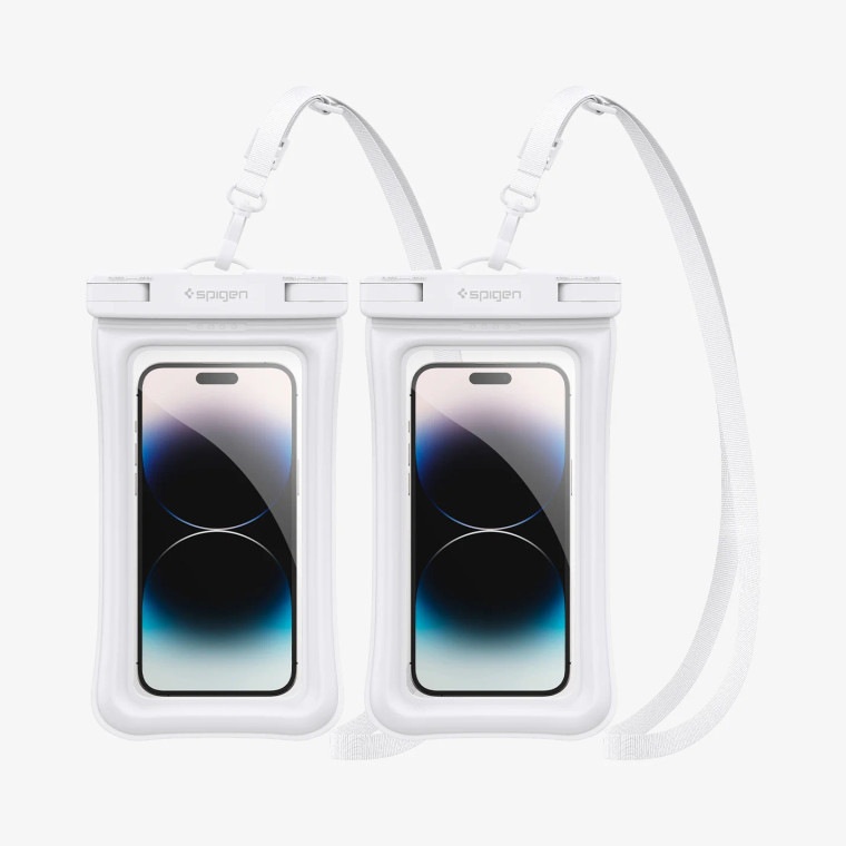 Spigen AquaShield Waterproof Floating Case (2 Pack) for Life Floating Case - White