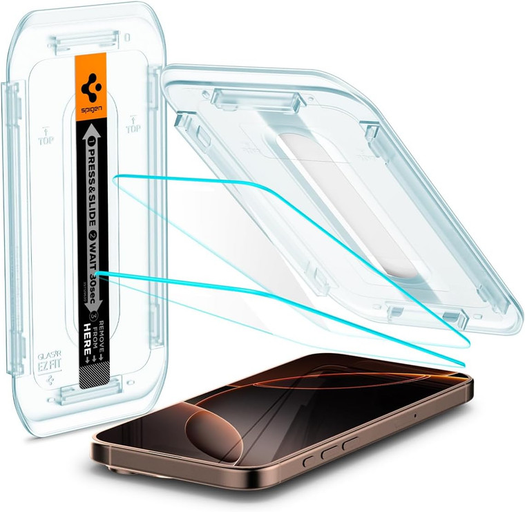 Spigen Glas.tR EZ Fit for Apple iPhone 16 Pro Max - Transparency