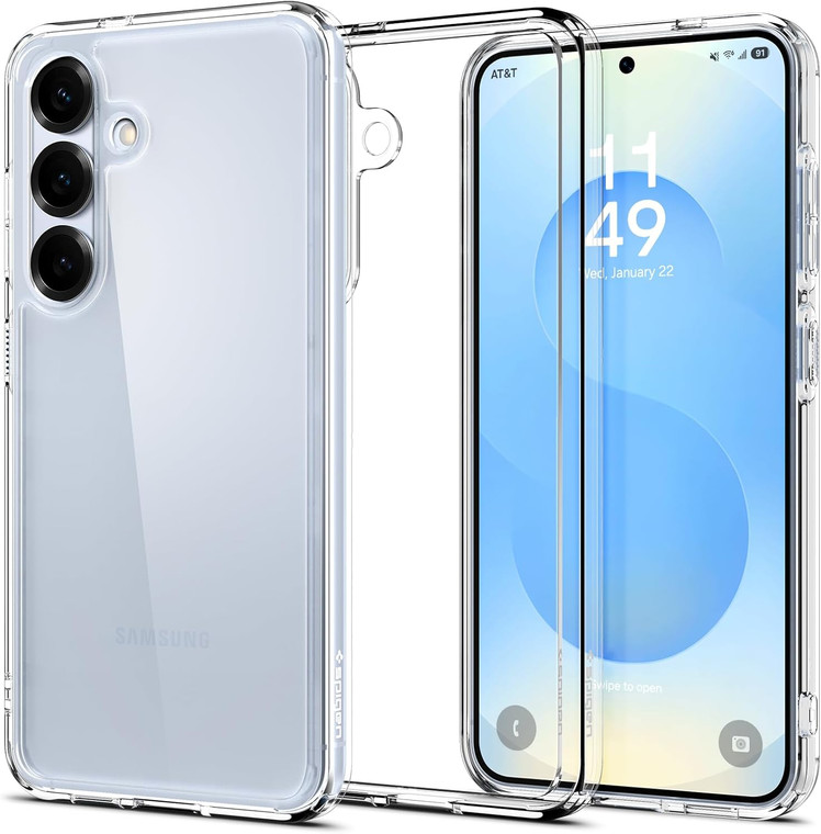 Spigen Ultra Hybrid for Samsung Galaxy S25 - Crystal Clear