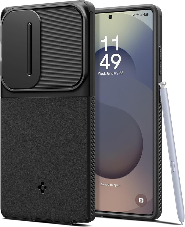 Spigen Optik Armor for Samsung Galaxy S25 Ultra - Black