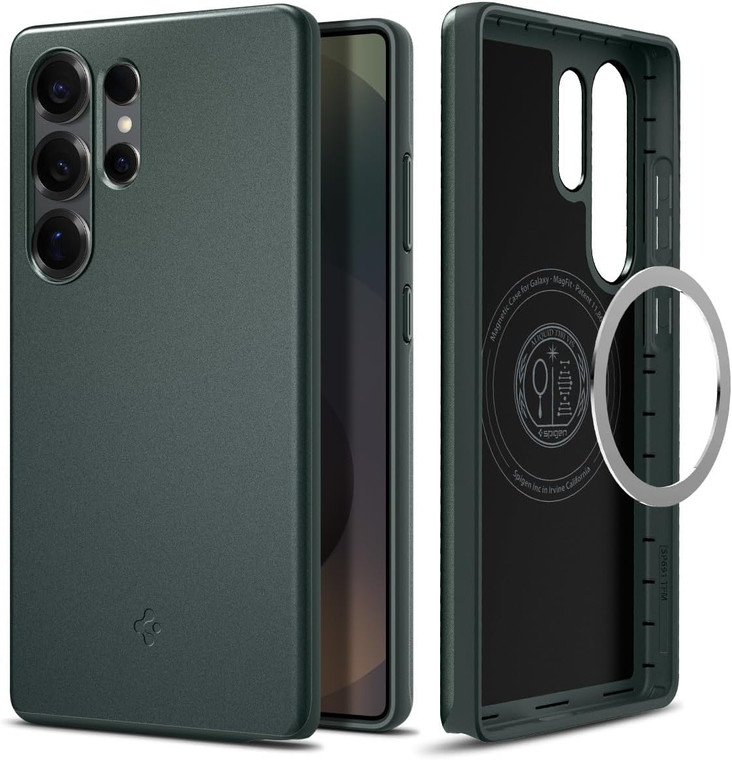 Spigen Thin Fit Mag Fit for Samsung Galaxy S25 Ultra - Abyss Green
