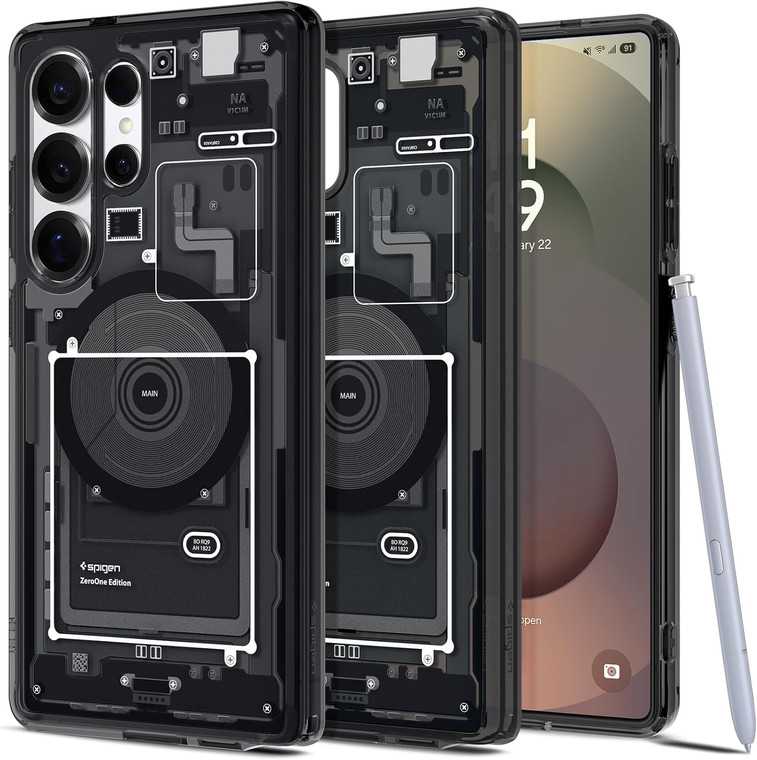 Spigen Ultra Hybrid Mag Fit for Samsung Galaxy S25 Ultra - Zero One Black