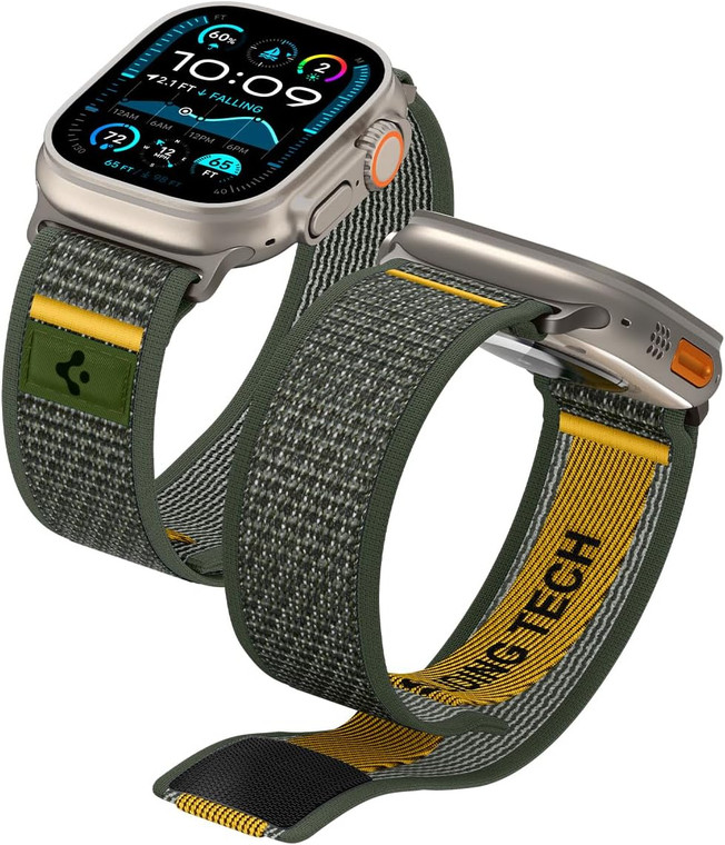 Spigen Athlex Air for Apple Apple Watch (49mm) - (45mm) - (44mm) - (42mm) - Active Green