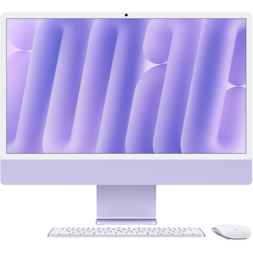 24-inch iMac Retina 4.5K Display M4 Chip with 10-Core CPU and 10-Core GPU 24GB | 512GB SSD Magic Keyboard with Touch ID (English) Purple - November 2024