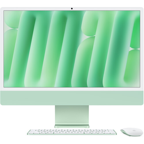 24-inch iMac Retina 4.5K Display M4 Chip with 10-Core CPU and 10-Core GPU 24GB | 512GB SSD Magic Keyboard with Touch ID (English) Green - November 2024