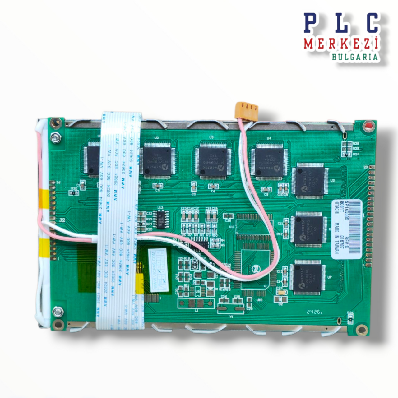 SP14Q005 Industrial LCD Display – Back Connectors