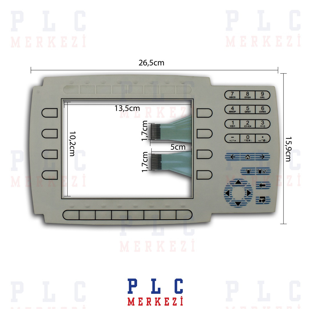 24 PANEL 800 PP836 265mmX195mm MEMBRANE KEYPAD