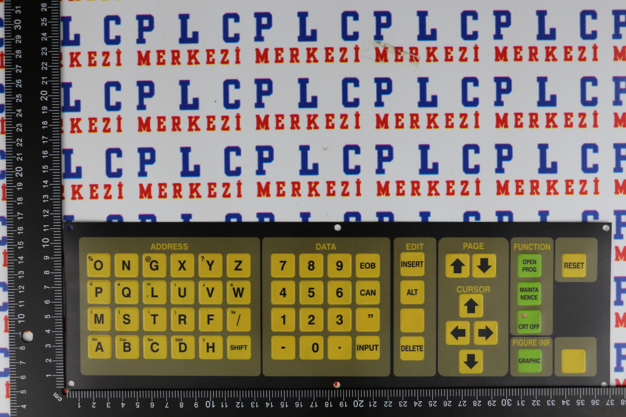 56 KEYS 114X371mm MEMBRANE KEYPAD