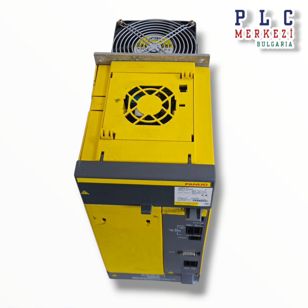 Rear connectors and ports of Fanuc A06B-6110-H037 CNC drive module"