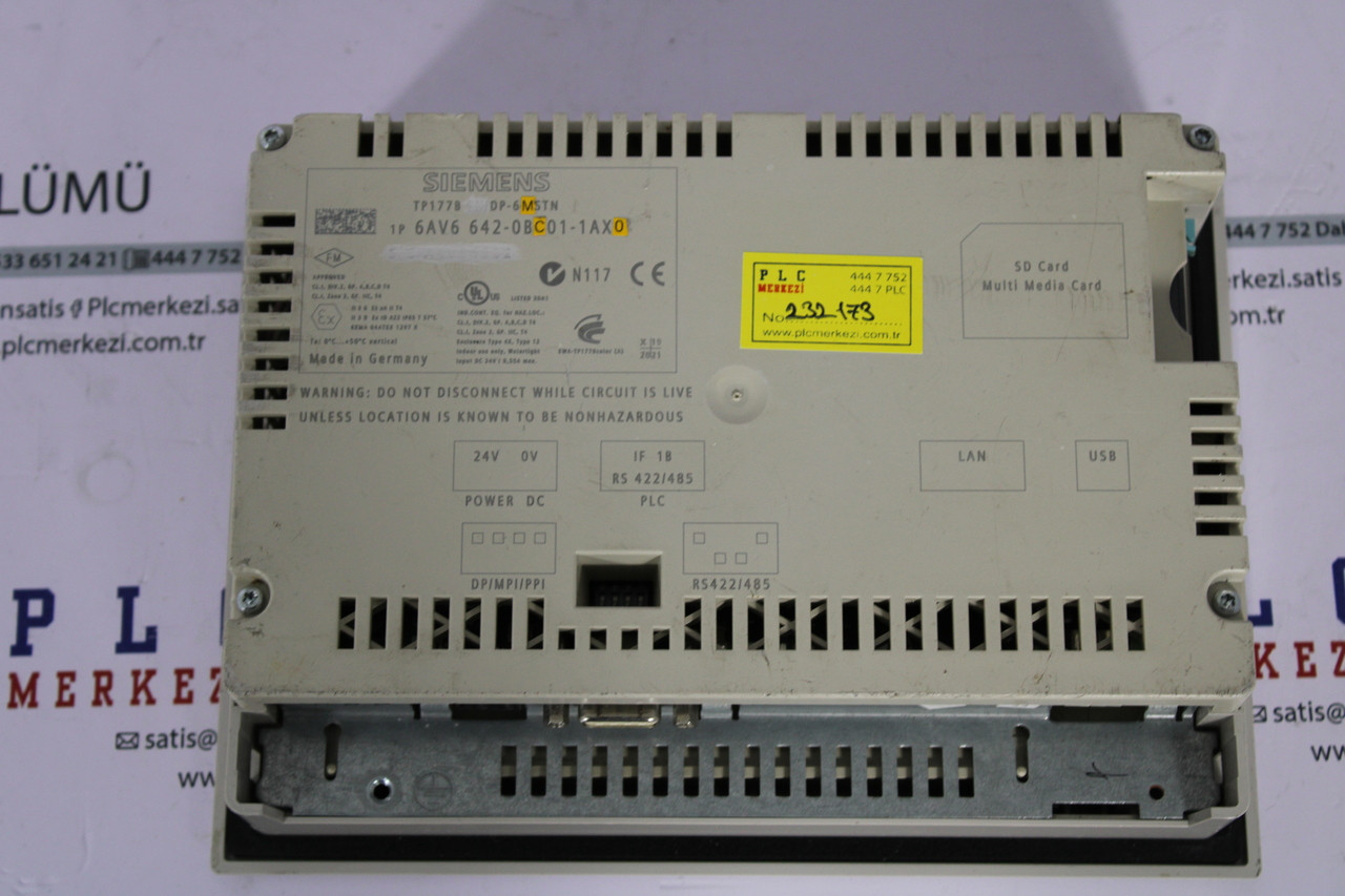 6AV6642-0BC01-1AX0, 6AV6 642-0BC01-1AX0 Siemens TP177B Used