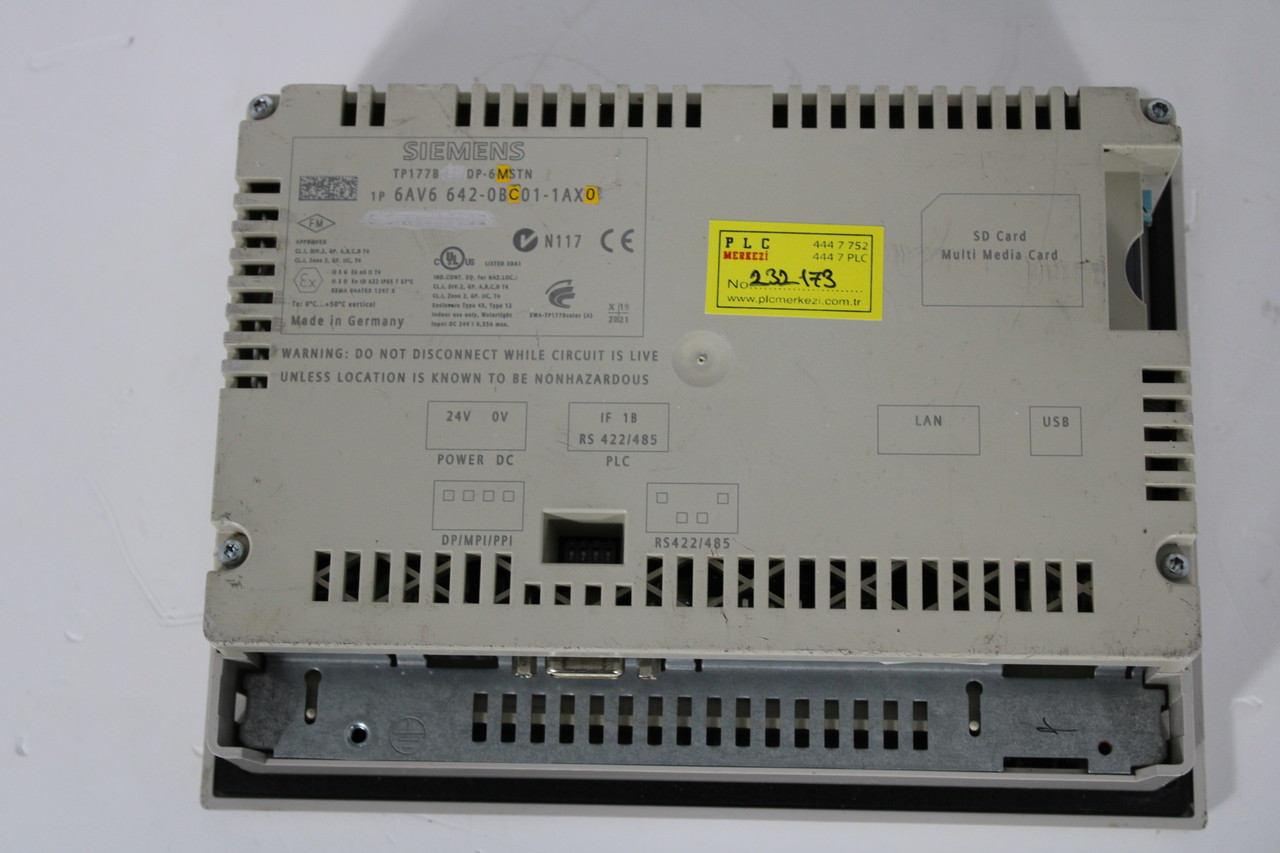 6AV6642-0BC01-1AX0, 6AV6 642-0BC01-1AX0 Siemens TP177B Used