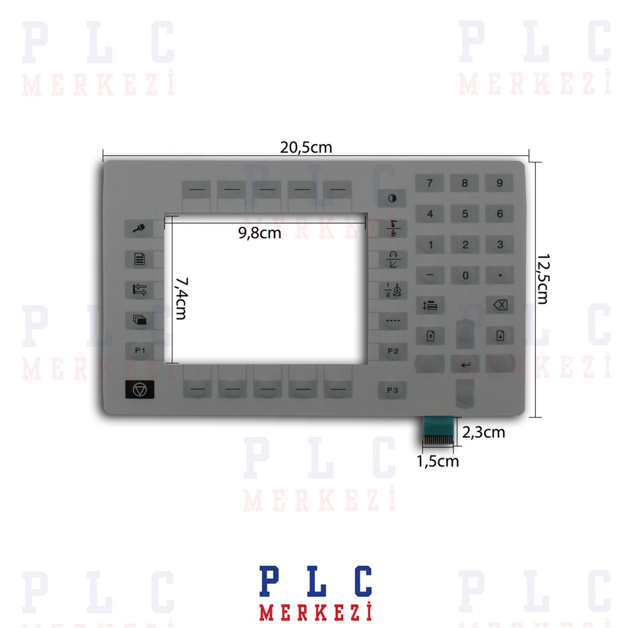  ABB S4C 203mm X 124 mm  MEMBRANE KEYPAD FOR 3HNE00313-1