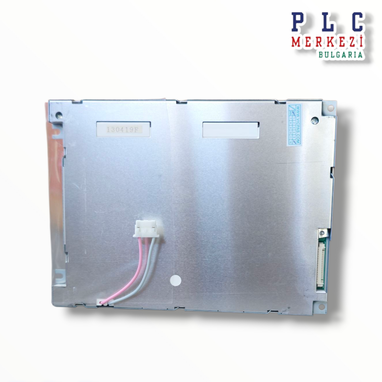 Rear view showing connectors and part number.