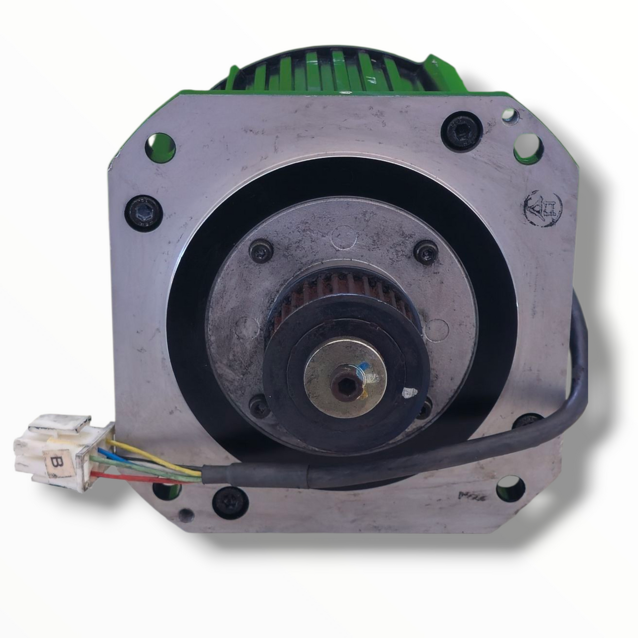 Yaskawa SGMRS-12A2B-YR11 AC Servo Motor – Front shaft view