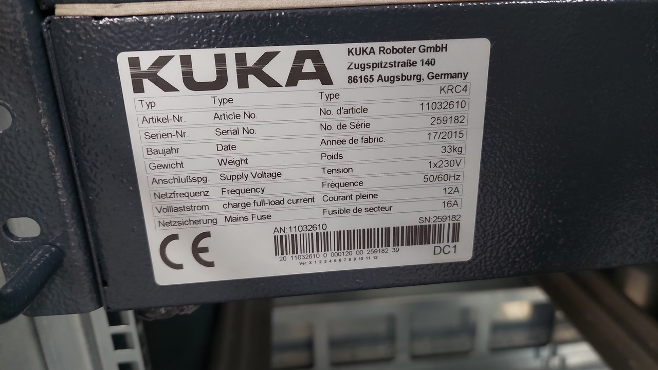 KUKA KRC4 KR10 R1100 SIXX