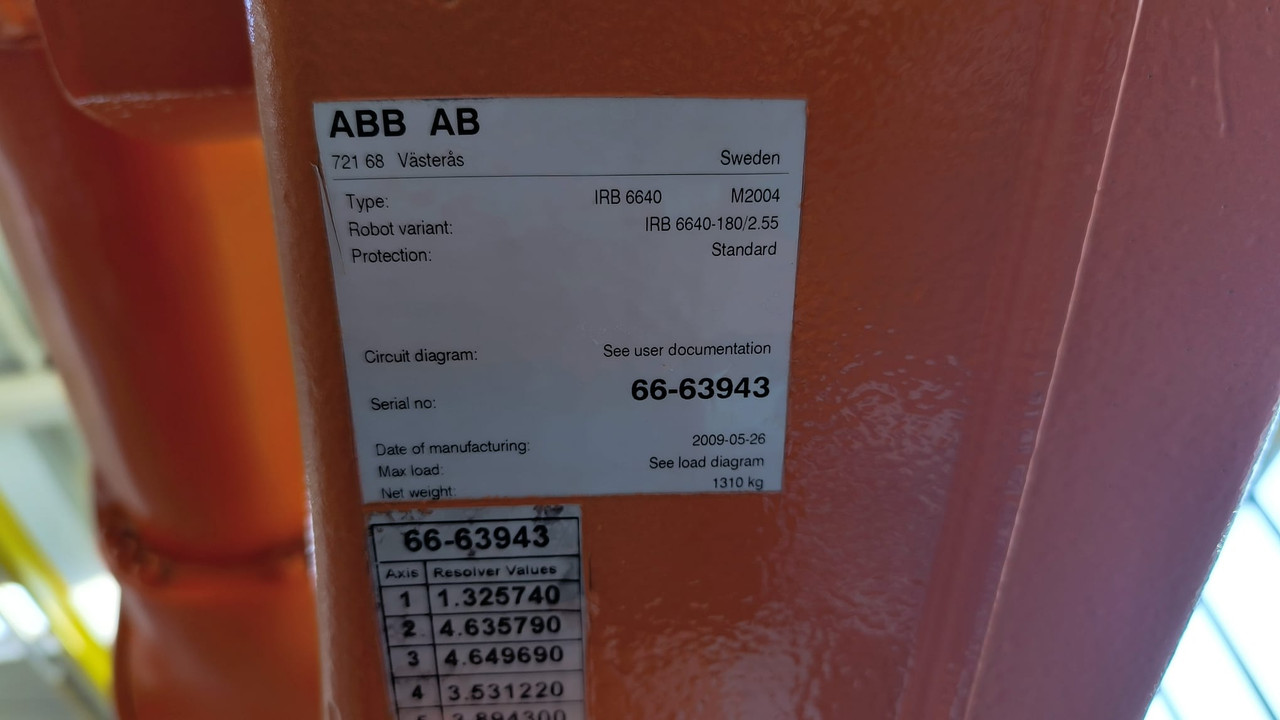 ABB IRC5 IRB6640-180/2.55 M2004
