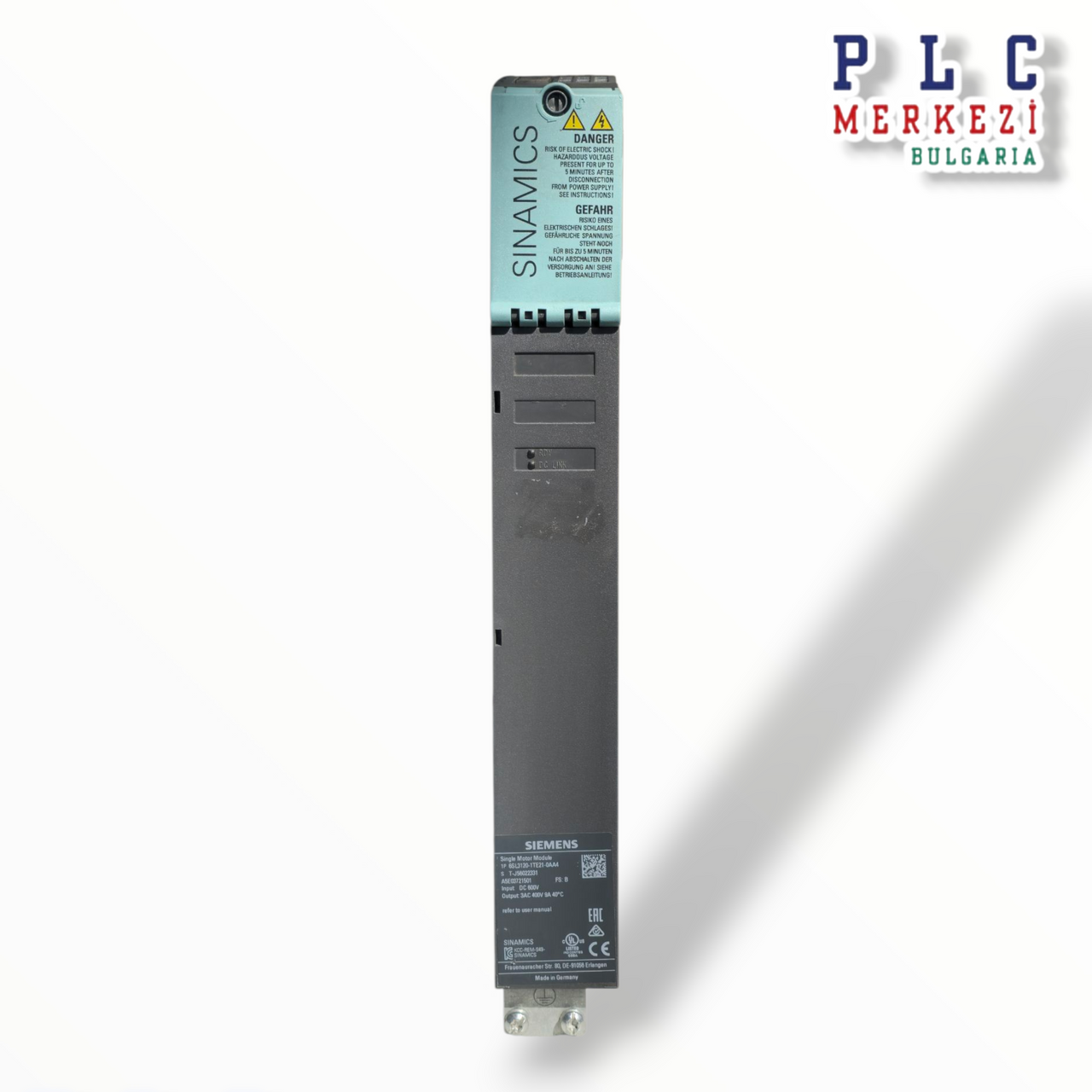 Siemens S120 Servo Drive for CNC & Robotics | 6SL3120-1TE21-0AA4 Motor Module Working  Pull Used