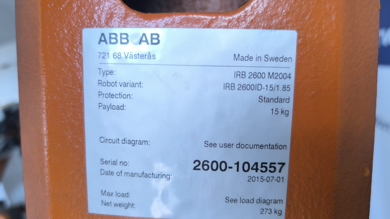 ABB IRB2600-15/1.85