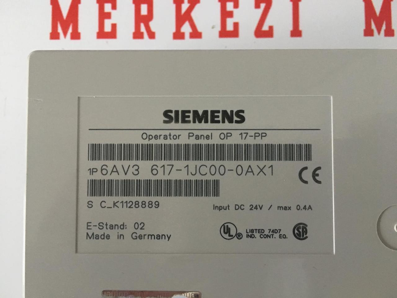 6AV3 617-1JC00-0AX1, 6AV3617-1JC00-0AX1 Siemens OP17 Operato