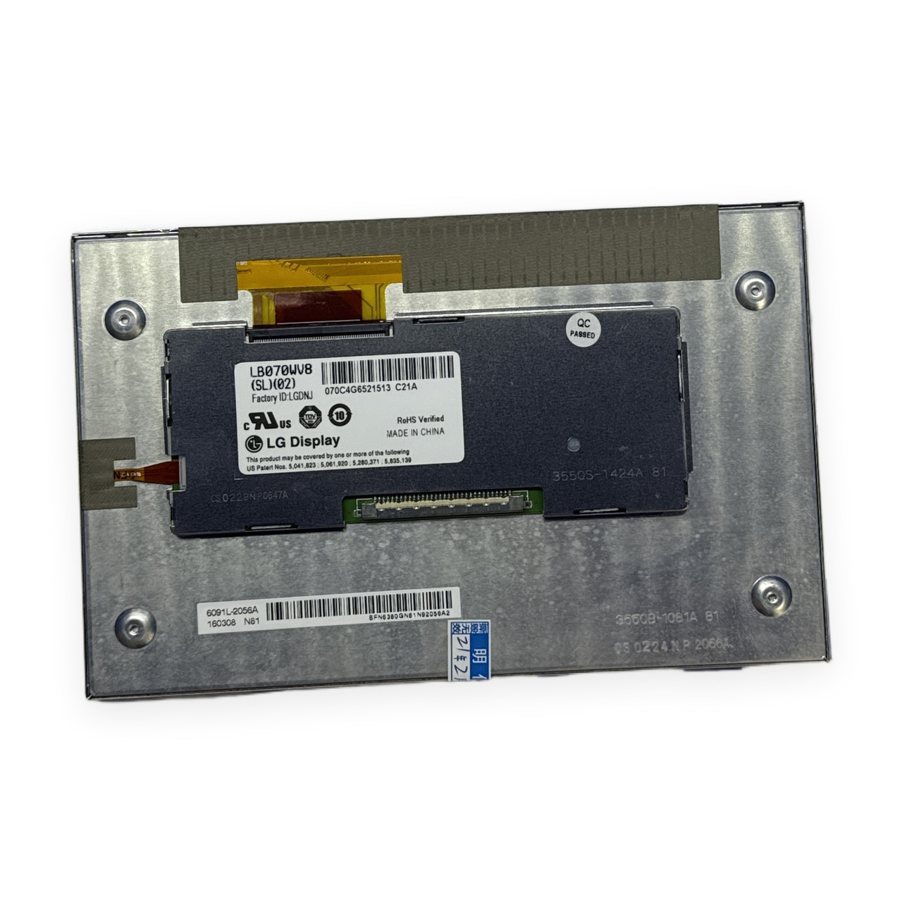LG Display LB070WV8-SL02 7-Inch Industrial LED LCD Screen Photo - View 2