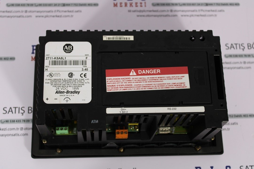 Allen-Bradley 2711-K5A8L1 PanelView 550 Keypad HMI Terminal