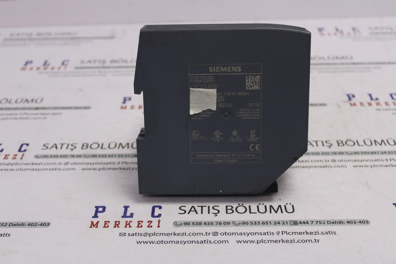 Siemens 6EP1332-2BA20 SITOP Smart 24V 2.5A Stabilized Power Supply