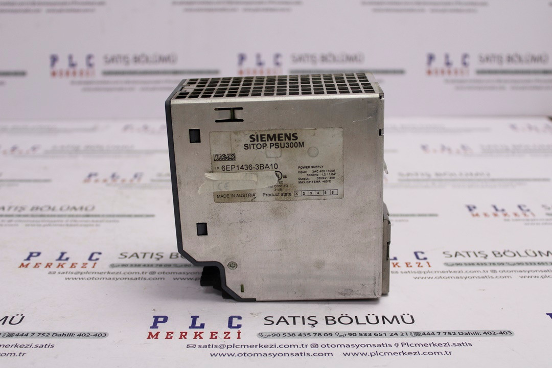 Siemens 6EP1436-3BA10 SITOP Modular 20A 24VDC 3-Phase Power Supply