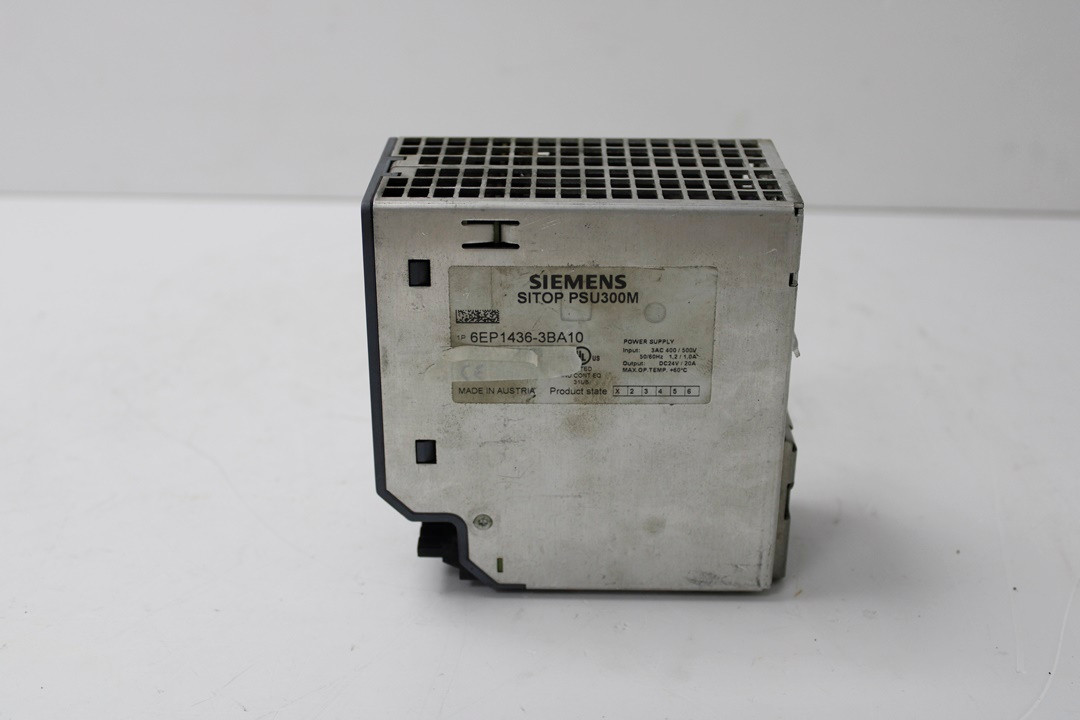Siemens 6EP1436-3BA10 SITOP Modular 20A 24VDC 3-Phase Power Supply