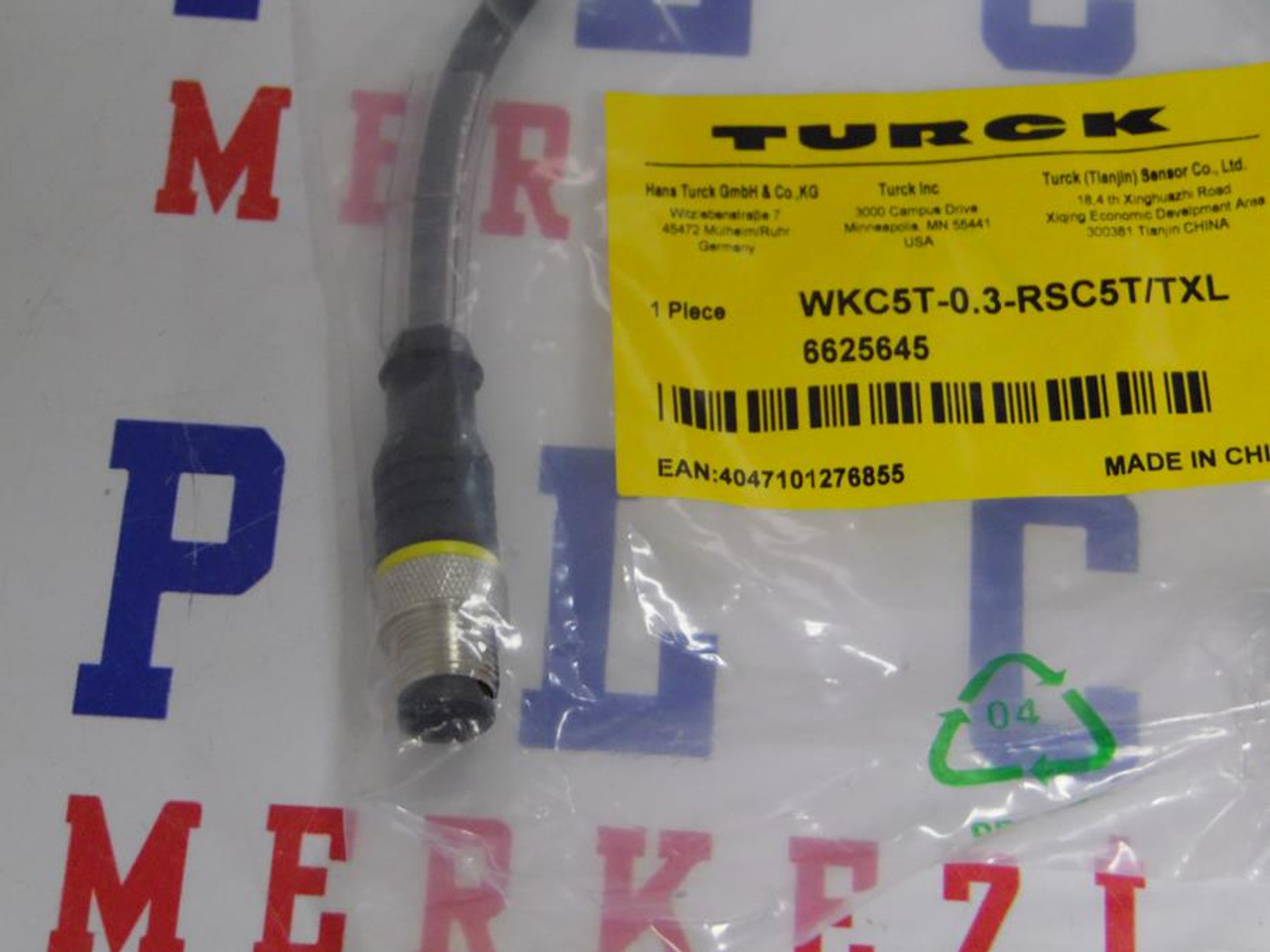 WKC5T-0.3-RSC5T/TXL TURCK  CONNECTIVITY CABLE