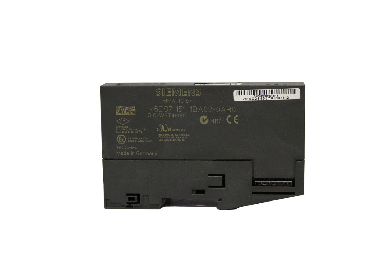 Siemens 6ES7151-1BA02-0AB0 SIMATIC ET 200S IM 151-1 High Feature Module