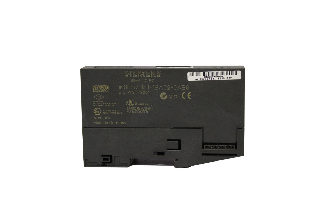 Siemens 6ES7151-1BA02-0AB0 SIMATIC ET 200S IM 151-1 High Feature Module