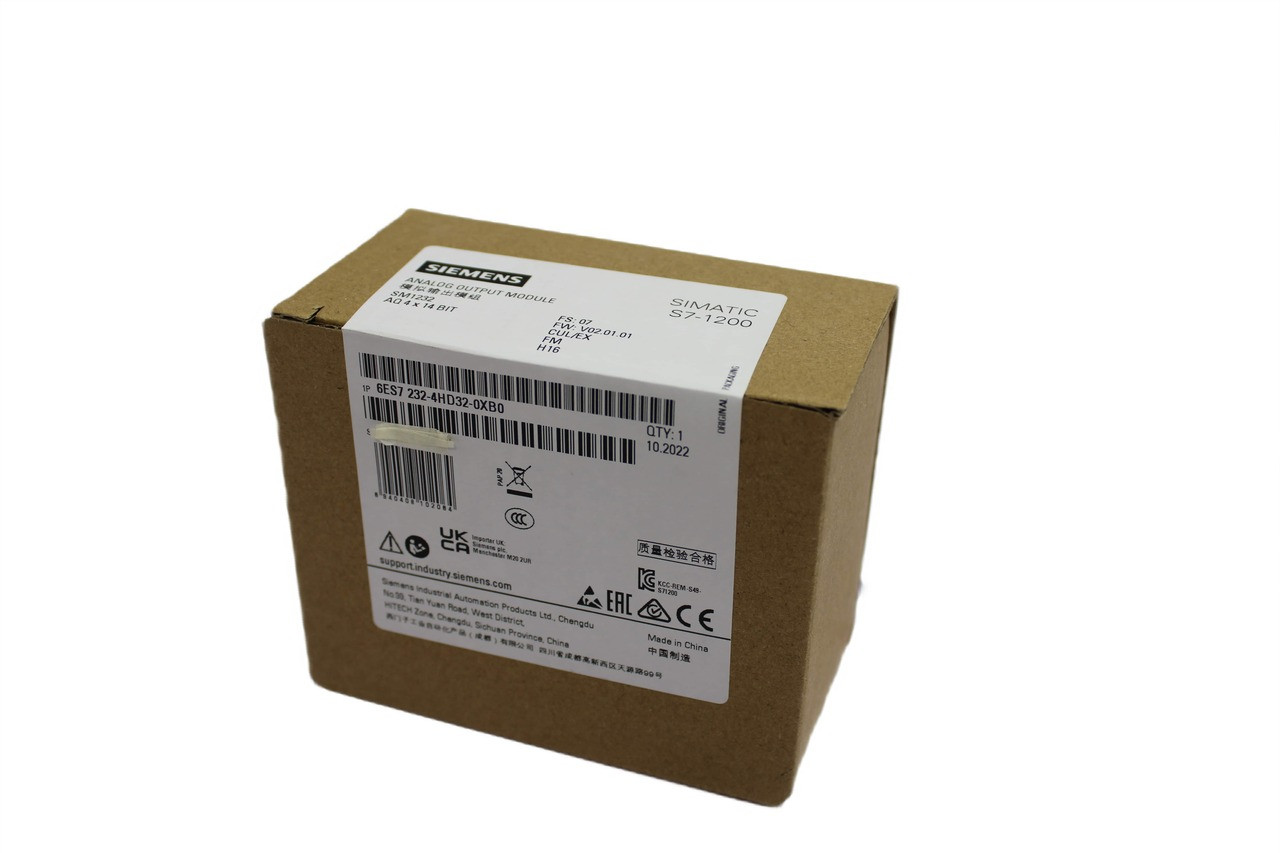 Siemens 6ES7232-4HD32-0XB0 SIMATIC S7-1200 SM 1232 4 AO Module