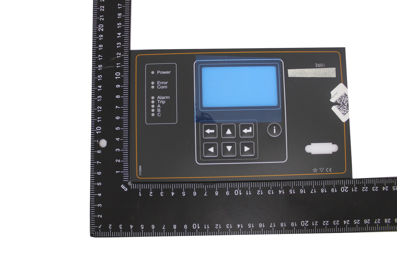 Schneider Electric VAMP2601 Front Overlay Label Membrane Keypad