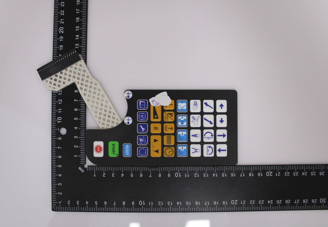Marposs MPA-2-P Grinding Gauge Front Membrane Keypad Overlay
