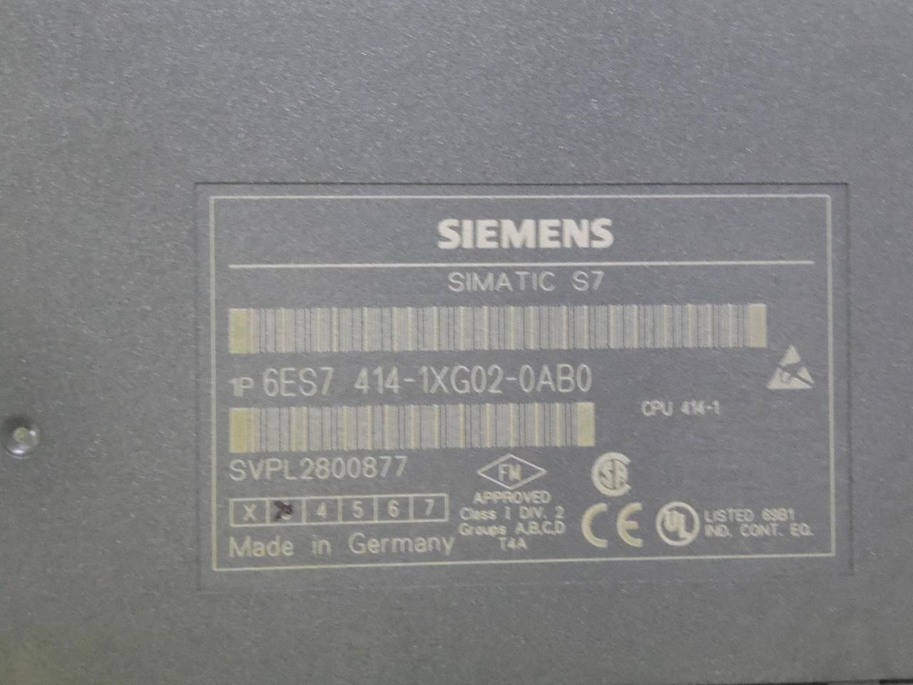 6ES7 414-1XG02-0AB0, 6ES7414-1XG02-0AB0 SIEMENS S7-400 CPU