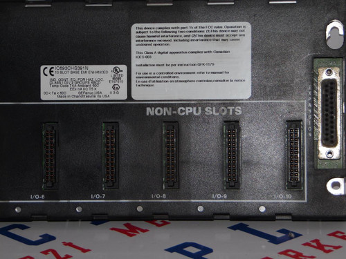 IC693CHS391N GE-FANUC Programmable Controller Base