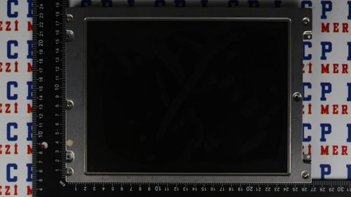 Front view of TOSHIBA LTM10C210 LCD screen showing display area.