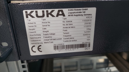 KUKA KRC4 KR10 R1100 SIXX