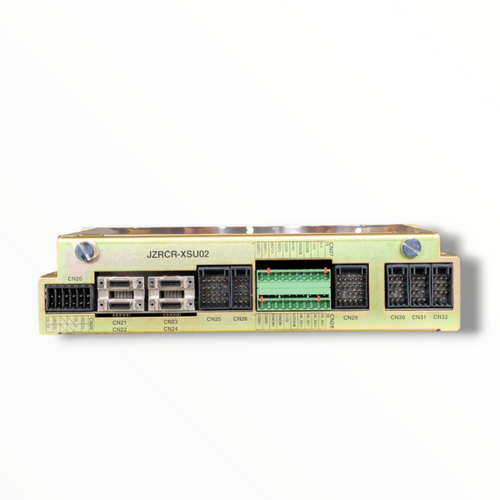 Yaskawa JZRCR-XSU02 servo controller – 24V drive with 4 SCSI connectors for XRC robot control, discontinued model