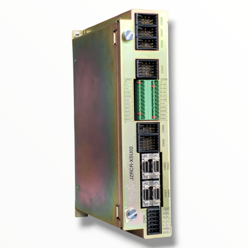 Front view of Yaskawa JZRCR-XSU02 servo controller – compatible with UP6, UP20, UP50, SK45X, SP70X robots